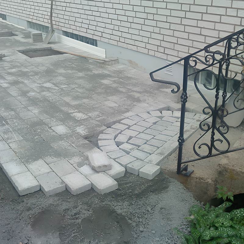 Stenläggning markarbete Karlstad